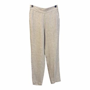 J.McLaughlin Gray Straight-Leg Trousers | Workwear Chic Elevated Basics M